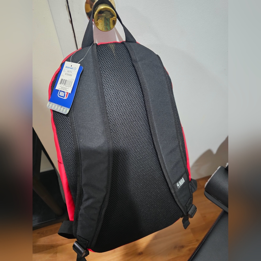NBA Toronto Raptors Unisex Backpack, Red - Picture 2 of 5